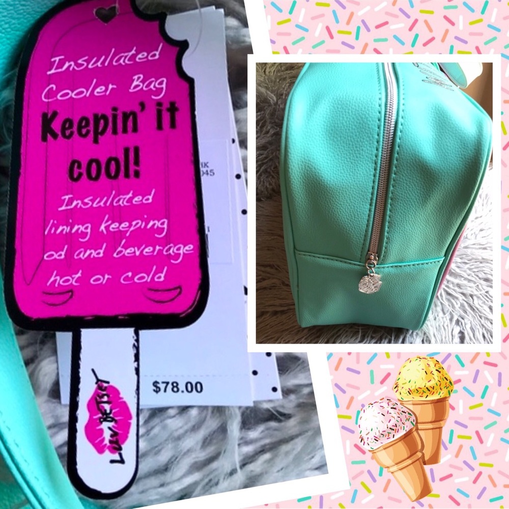 Betsey Johnson Ice Cream Truck Sprinkl Cooler Tote - Picture 4 of 8